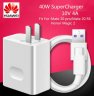 Wholesale for Honor 10 Magic 2/P20 P30 pro White Huawei Supercharge USB Fast Charger 10V 4A 40W Adapter 5A Type C Cable