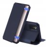 Wholesale Lite Magnetic Protective Case Bracket with Card Slot Leather Mobile Phone Cover Royal blue For Samsung NOTE 10