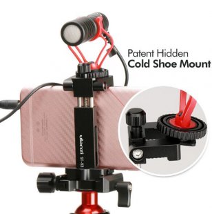 Wholesale Cold Shoe Mount Stand black Ulanzi Metal Intelligent Phone Tripod Mount