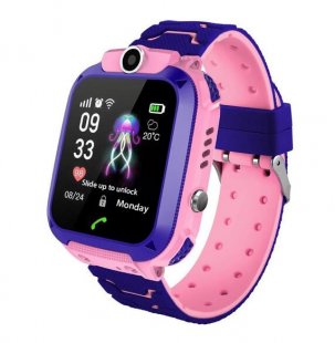 Wholesale Smart Phone Positioning Watch Waterproof Student Watch Pink New Children Waterproof Phone Watch