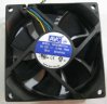 Wholesale AVC 8025 DASE0825T2U 12V 0.7A 4Wire With LED Computer Case cpu cooler heatsink axial Cooling fan