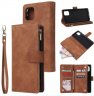 Wholesale Lite Case Smartphone Shell Wallet Design Zipper Closure Overall Protection Cellphone Cover 4 brown For Samsung NOTE 10