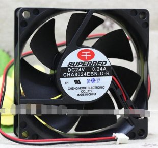 Wholesale Cooling Fan SuperRed CHA8024EBN-O-R 24V 0.24A 2wires