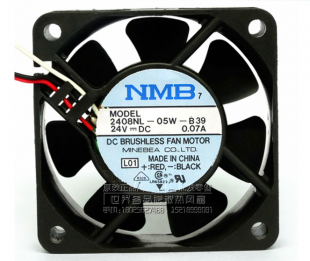 Wholesale NMB 2408NL-05W-B56 24V 0.09A 4wires Cooling Fan - used