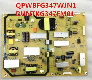 Original SHARP DUNTKG347FM01 QPWBFG347WJN1 Power Supply Board for LCD-60NX550A/60LX550A