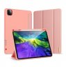 Wholesale 2020 Fall Resistant Leather Protective Case with Pen Holder Smart Stay Cover Pink DUX DUCIS for iPad Pro 11