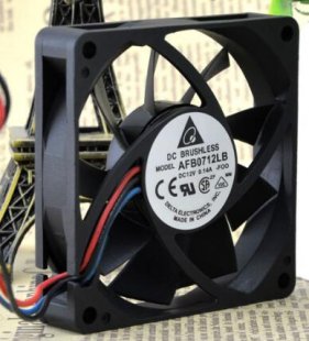 Wholesale DELTA AFB0712LB 12V 0.14A 3wires Cooling Fan