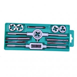 wholesale 12pcs Metric Handle Tap and Die Set Adjustable Taps Dies Wre