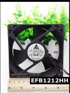 Wholesale DELTA EFB1212HH-ROO 12V 0.45A 3wires cooling fan