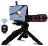 Wholesale Phone Trinket 20X Phone Telephoto Lens Zoom Telephoto Lens Phone Tripod Wireless Remote Shutter Photo Holder for Most Smartphone