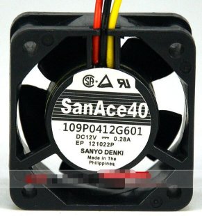 Wholesale Sanyo 109P0412G601 12V 0.28A 3.36W Cooling Fan