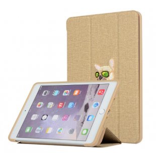 Wholesale For iPAD Mini 12345 For iPAD Mini 12345/Pro/Air123 Tablet Cover 9.7-inch 10.5-inch Cover Embroidery Case Overal Protection Shell Anti-Fall Stand Function gold