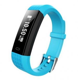 Wholesale Fitness Tracker Sport Wristband blue ZY68 Smart Bracelet Bluetooth IP67 Waterproof Heart Rate Sleep Monitoring Pedometer