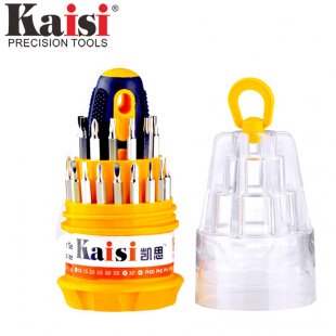 Wholesale Kaisi Precision 31-in-1 Torx Screwdriver Set Mobile Phone Repair Tool Kit Multitool Hand Tools