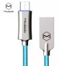 Wholesale MCDODO Knight Series Auto Disconnect QC 3.0 Quick Charge Micro USB Cable Blue