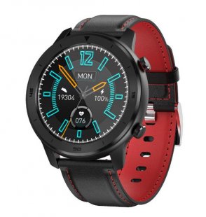 Wholesale IP68 Waterproof Health Monitor Red leather band DT78 Smart Watch Sports Smartwatch Fitness Bracelet B1.3inch Full Touch Screen 230mAh Battery