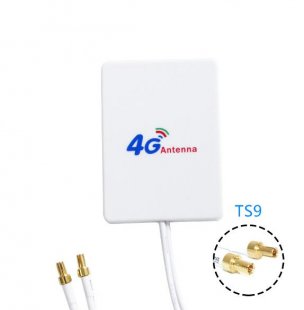 Abctay 3M Cable 3G 4G LTE Antenna External Antennas for Huawei ZTE 4G LTE Router Modem Aerial with TS9/ CRC9/ SMA Connector