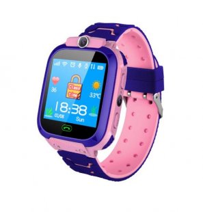 Wholesale for IOS Android Kids Toy Gift Pink Kids Smart Watch Multifunction Children Digital Wristwatch Baby Watch Phone