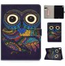 Wholesale Laptop Protective Case Smart Stay Color Painted PU Cover with Front Snap owl For iPad Pro 11