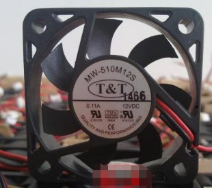 Wholesale Cooling Fan T&T MW-510M12S 12V 0.11A 2wires