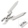 Wholesale Universal Multifunctional Mini 420 Stainless Steel Foldable Plier Clamp with Straight Screwdriver and Cross Screwdriver for Keychain Tool