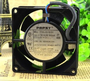 Wholesale Ebmpapst 8312/2H 12V 0.5A 6W 3wires Cooling Fan