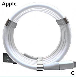 Wholesale 3 in 1 C Storage Suitable For Android Apple apple Magnetic Data Charging Cable