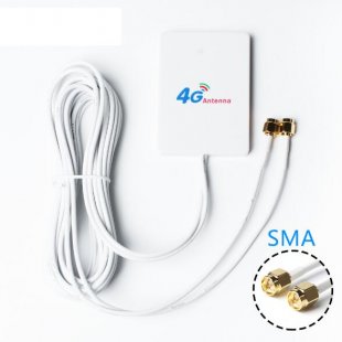 Abctay 3M Cable 3G 4G LTE Antenna External Antennas for Huawei ZTE 4G LTE Router Modem Aerial with TS9/ CRC9/ SMA Connector