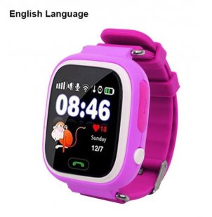 Wholesale for Kid Safe Anti-Lost Pink Touch Screen WIFI Positioning Children Smart Wrist Watch Locator