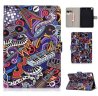 Wholesale Laptop Protective Case Frront Snap Color Painted Smart Stay PU Cover Graffiti For iPad mini 1/2/3/4/5