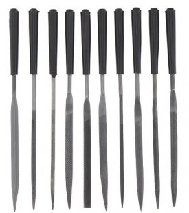 Wholesale 10pcs 140mm Trimming Steel File Set Semi-circular Flat Head Triangle Square File Combination