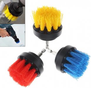 Wholesale 3.5 Inch Power Scrubber Brush for Cleaning Bathroom Carpet Tile Sink Plastic Mechanical Tool Brush