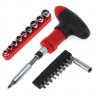 Wholesale T-type Ratchet Screwdriver Wrench S2 Bit Multifunction Hand Tool Sets + 19pcs S2 Bit and Socket Head