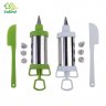 wholesale 4pcsNozzle Piping Syringe Cookie Icing Cake Decoration Tools Nozzle for Cake Fondant Cake Decorating Tools