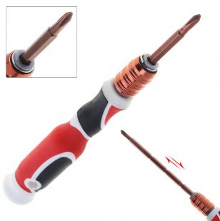 Wholesale 3.5mm Adjustable Dual Purpose Screwdriver with Phillips and Slotted for Office / Home Use