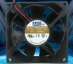 Wholesale AVC DS08025B24U 24V 0.40A 2wires cooling Fan