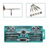 Wholesale 12PC/Set Hand Taps Metric Handle Tap and Die Set M3-M12 Adjustable Wrench Screw Thread Plugs Straight Taper Drill Repair Kits