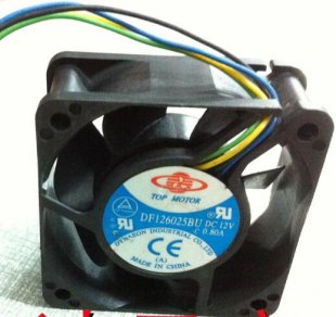 Wholesale Cooling Fan Top Motor DF126025BU 12V 0.80A 4wires