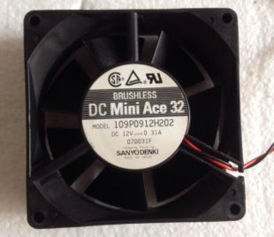 Wholesale Cooling Fan Sanyo 109P0912H202 12V 0.31A 2wires