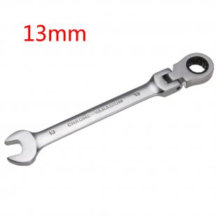 Wholesale 13mm Metric Chrome Flexible Head Ratchet Action Wrench Spanner Nut Tool