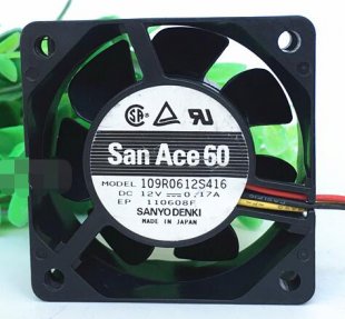 Wholesale Cooling Fan Sanyo 109R0612S416 12V 0.17A 3wires