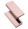 Wholesale Leather Mobile Phone Cover Magnetic Protective Case Bracket with Cards Slot Pink DUX DUCIS For HUAWEI P40