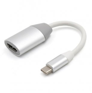 Wholesale to HDMI Video Conversion Cable Type C To HDMI Converter Adapter Cable Silver For Apple Mac laptop Type-c