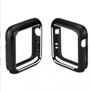 Wholesale Magnetic Metal Bumper Case 38 40 42 44mm black_40mm For Apple Watch iWatch Series 4/3/2/1