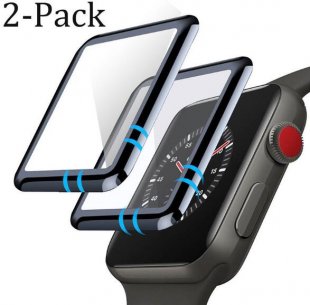 Wholesale 3D Full Covered Tempered Glass Screen Protector 44mmUN8F 1/2/4 Pcs For Apple Watch Series 4 40/44mm