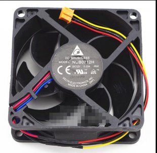 Wholesale DELTA NUB0712H-R00 12V 0.23A 3wires cooling fan