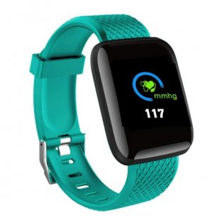 Wholesale Blood Pressure Monitor Smart Band IP67 Waterproof Sports For Android iPhone green 1.3inch Smart Bracelet Fitness Tracker Heart Rate