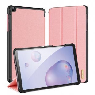 Wholesale 2020 Simple Solid Color Smart PU Leather Case Anti-fall Protective Stand Cover with Sleep Function Pink DUX DUCIS For Samsung Galaxy Tab A 8.4