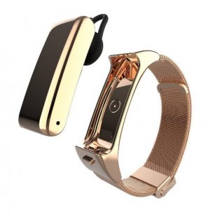 Wholesale 2 in 1 Call Listen to Music Step Counter Smart Watch Wireless Bluetooth King Kong 0.96 Inches Smart Sports Bracelet