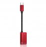 Wholesale to 3.5mm Jack Audio Splitter red 2-in 1 Type-C Audio Cable Adapter Type C